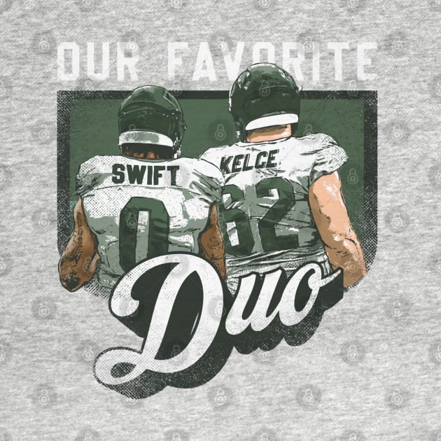 Jason Kelce & D'Andre Swift Philadelphia Favorite Duo by ClarityMacaws